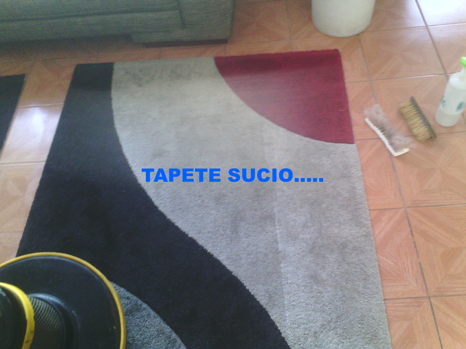 Lavado de Tapetes - Antes